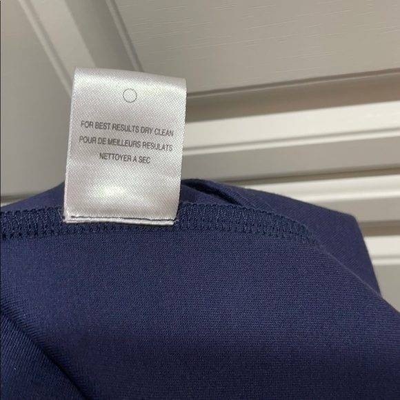 HALSTON HERITAGE Navy Stretch Ponte Dress EUC! - Picture 11 of 11